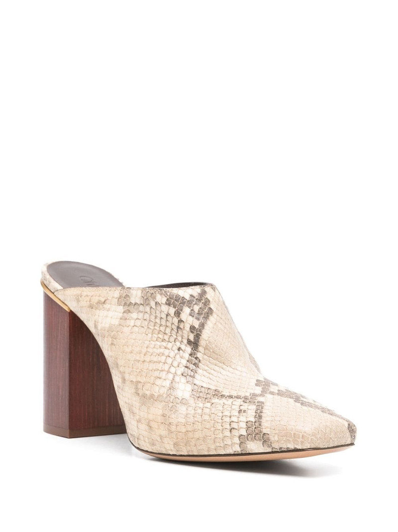 Chloé 95mm Ambre mules outlook