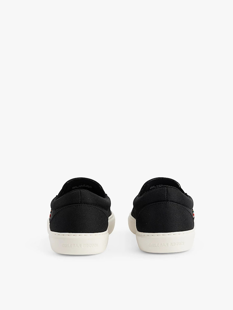 ORLEBAR BROWN Hydro .B2 logo-embroidered woven low-top trainers outlook