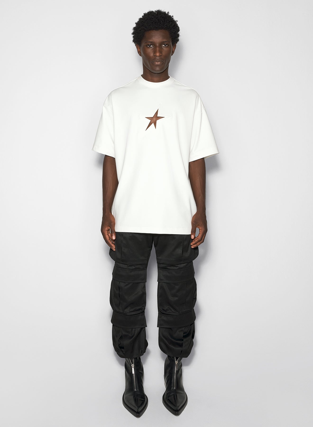 white star oversized t-shirt - 2