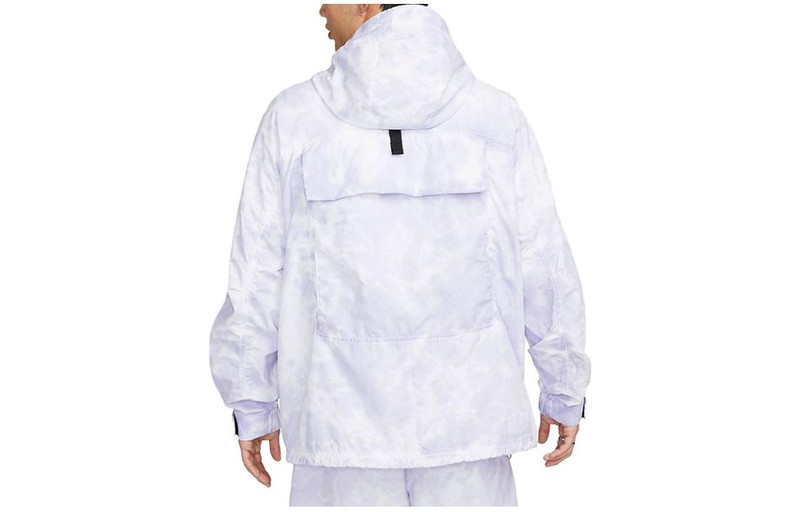 Nike Nike Sportswear Tech Pack Woven Hooded Jacket 'Indigo Haze White' DX0218-519 outlook