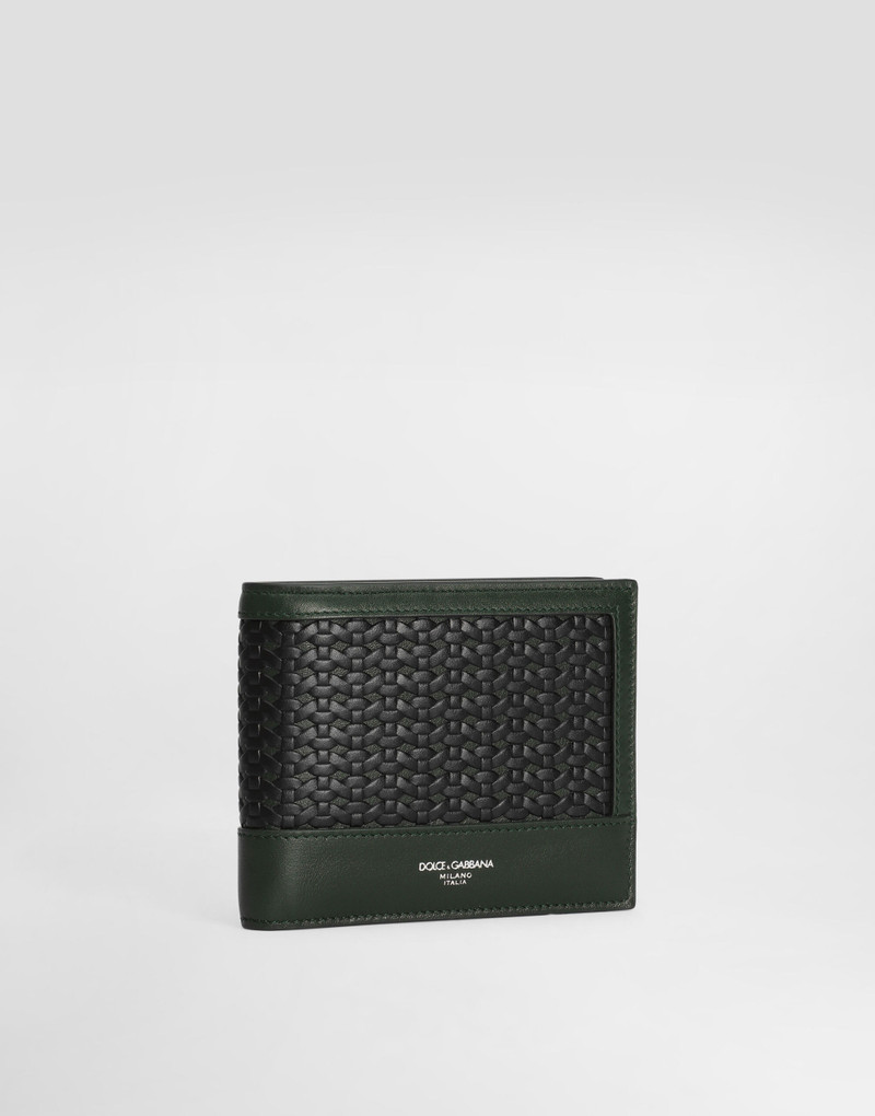 Dolce & Gabbana Plongé woven calfskin wallet outlook