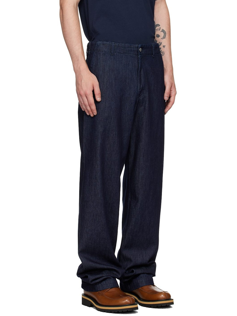 Dries Van Noten Navy Straight-Leg Jeans outlook