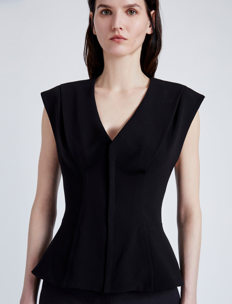 Janet Top in Matte Viscose Crepe 6