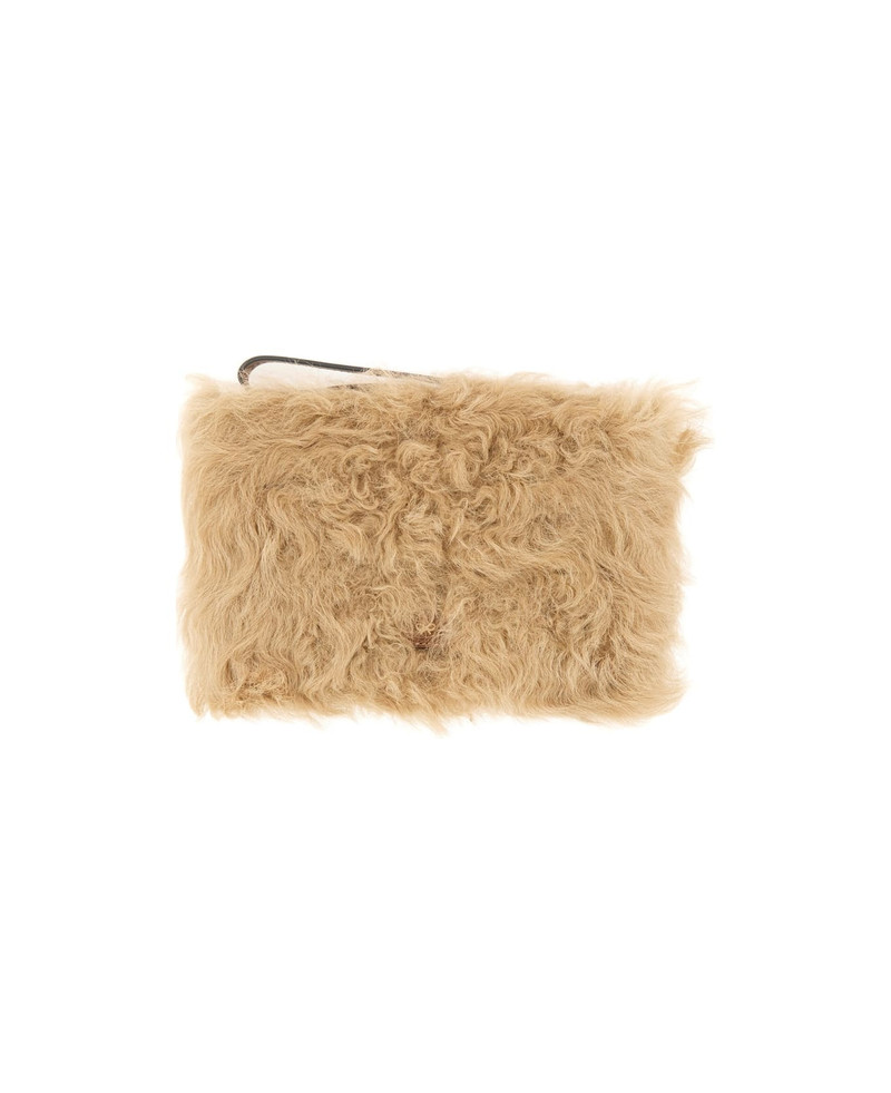 Anya Hindmarch "shearling Eyes" Clutch Bag outlook