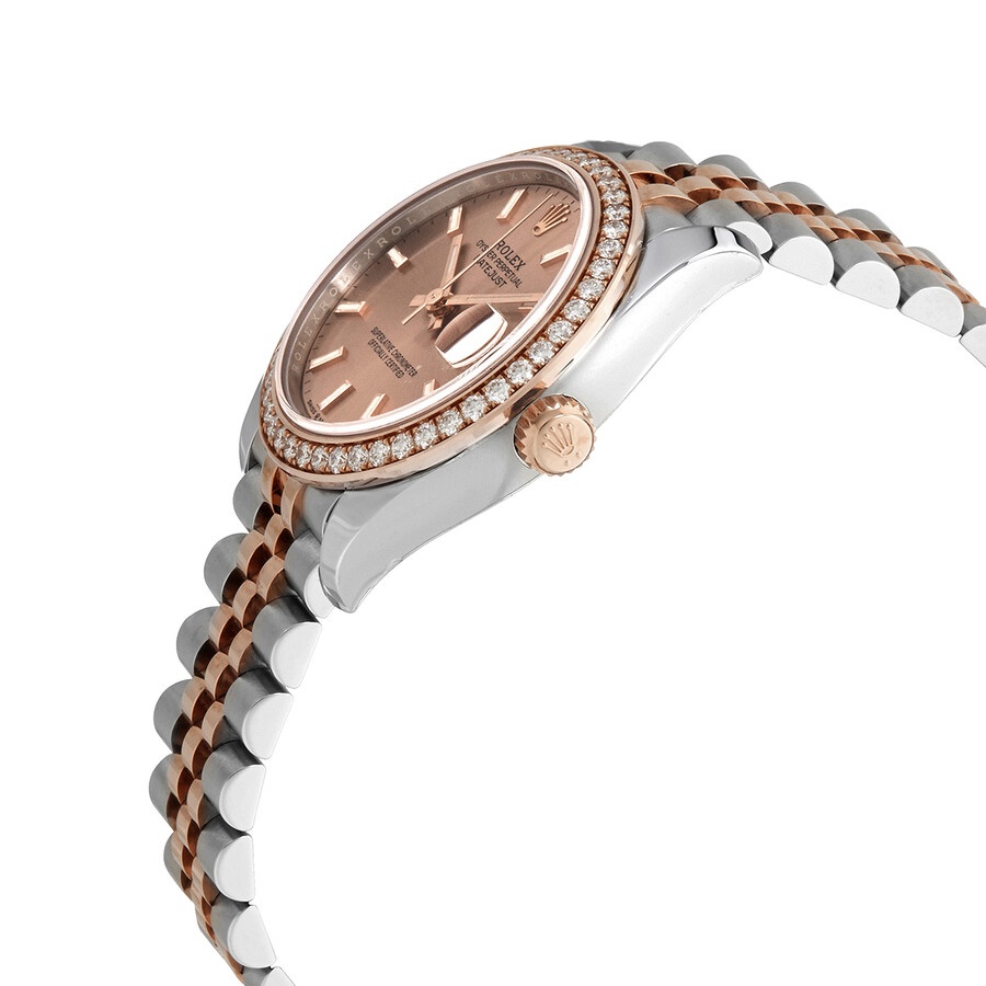 Rolex Datejust Rose Diamond Dial Automatic Ladies Steel and Everose Gold Jubilee Watch 278381PSJ - 2