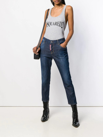 DSQUARED2 cropped girlfriend fit jeans outlook