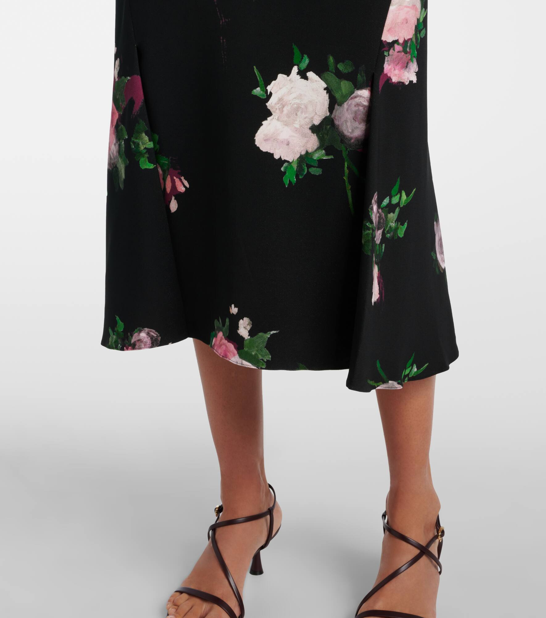 Floral midi skirt - 5