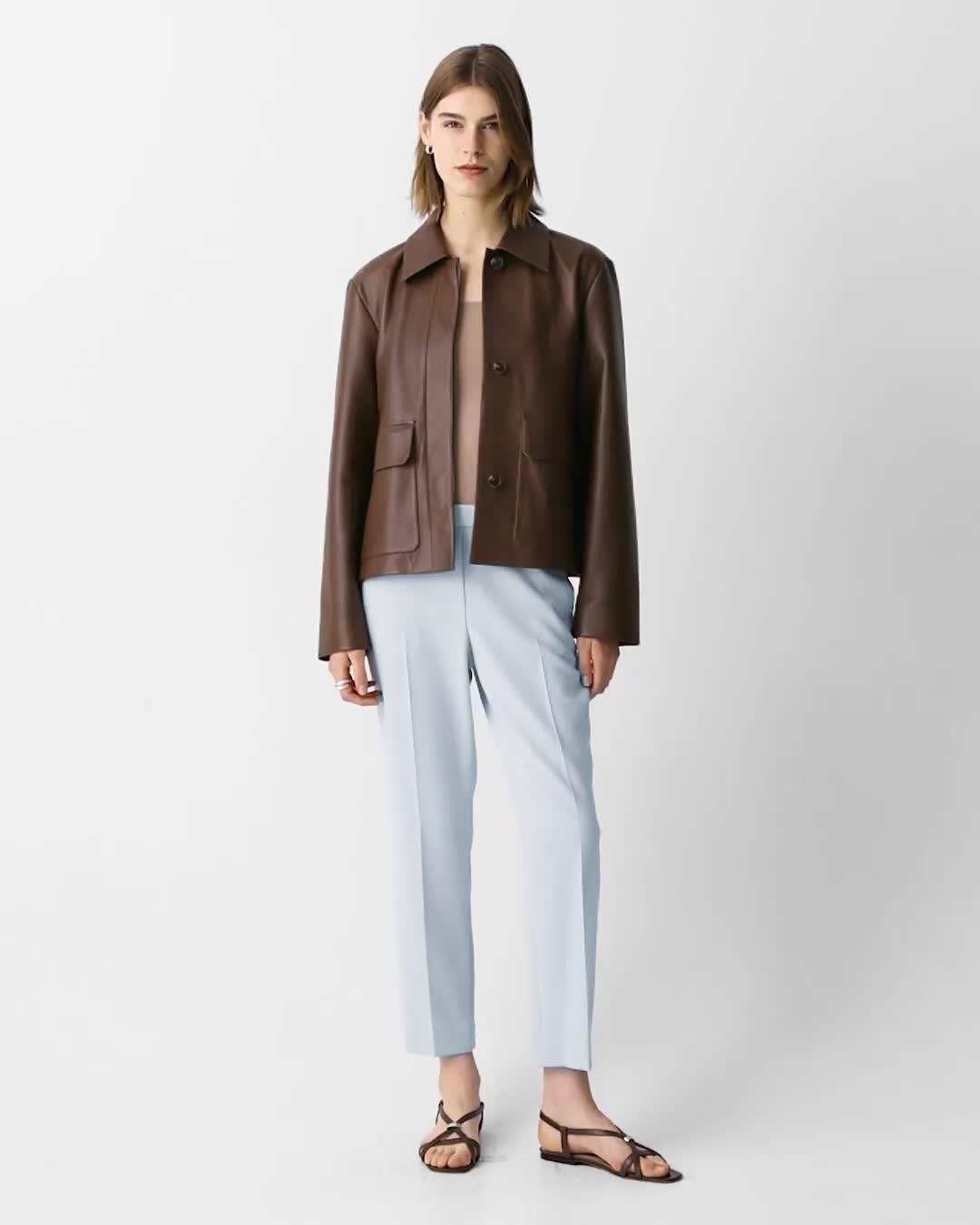 Treeca Pull-On Pant in Admiral Crepe - 7