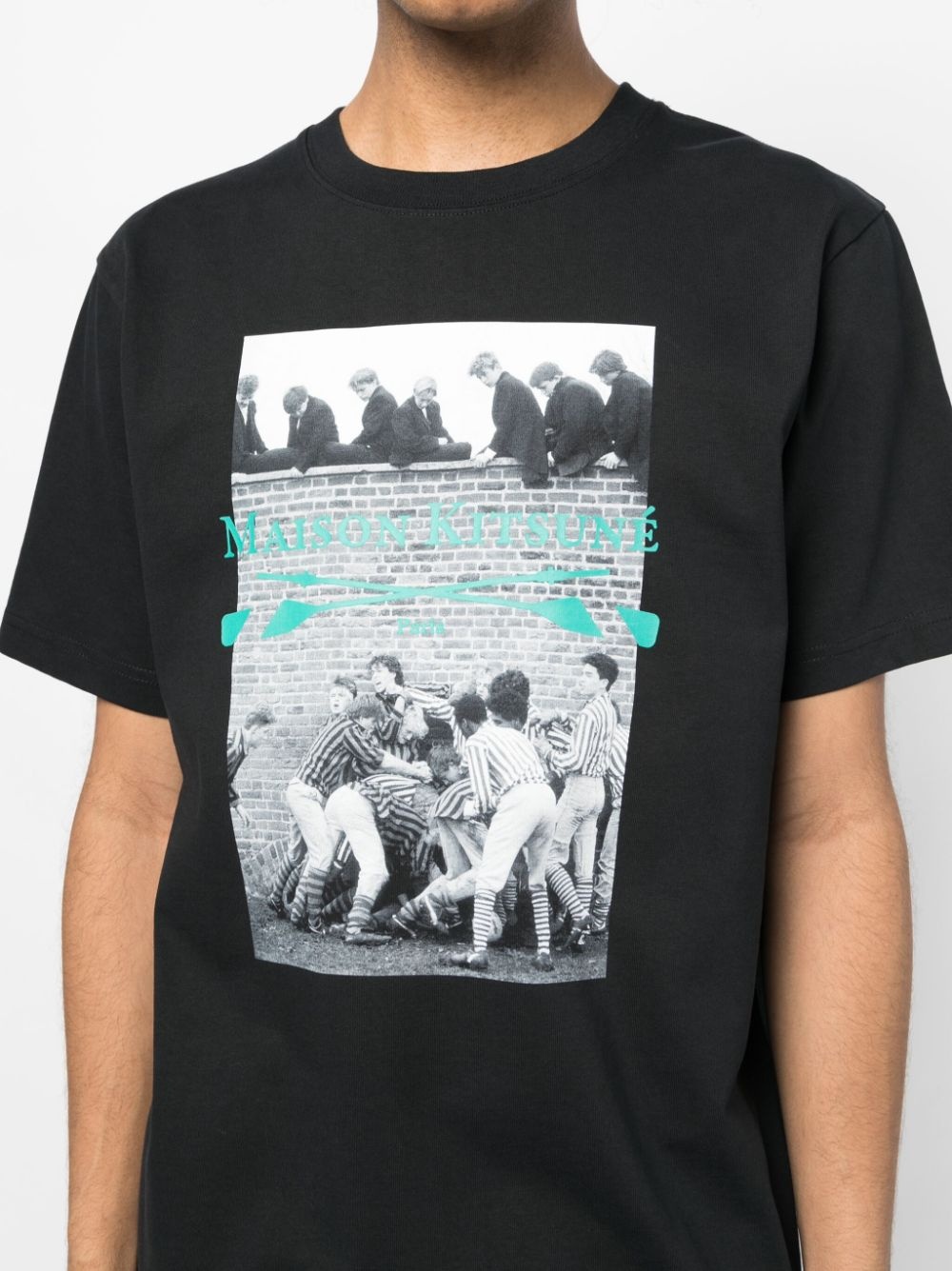logo-print cotton T-shirt - 5