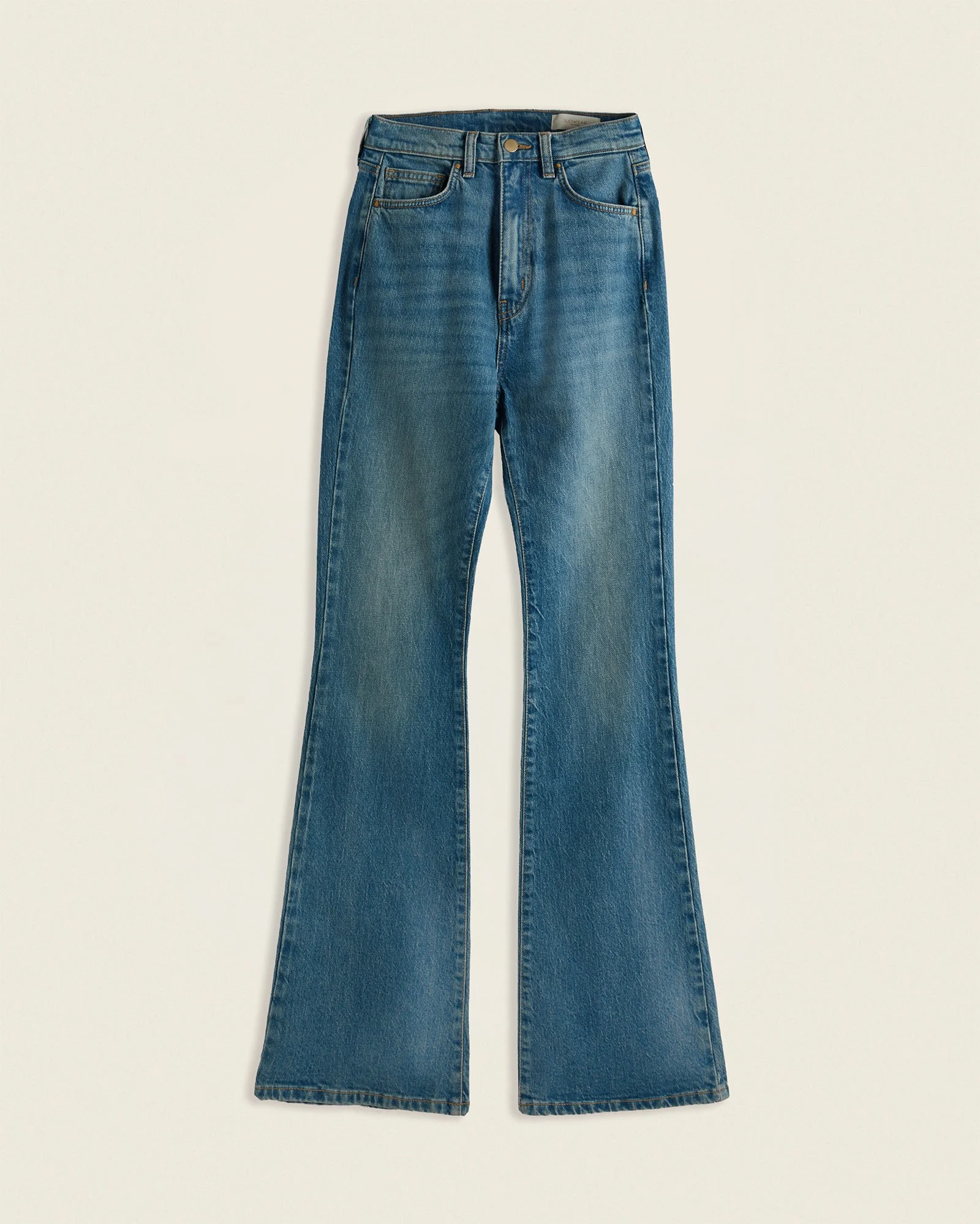 Slim-fit five-pocket jeans in stretch denim - 1
