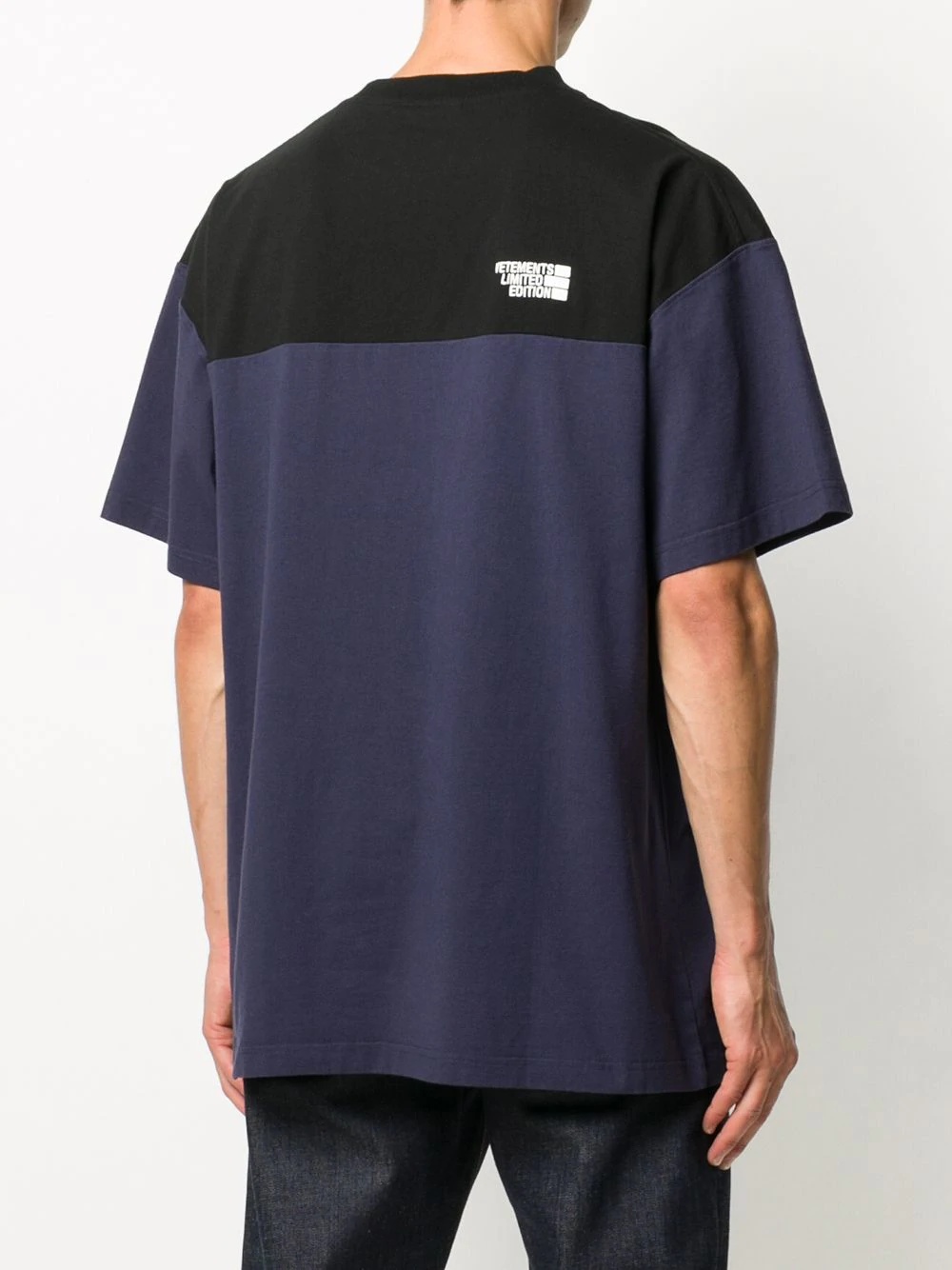 short sleeve colour-block T-shirt - 5