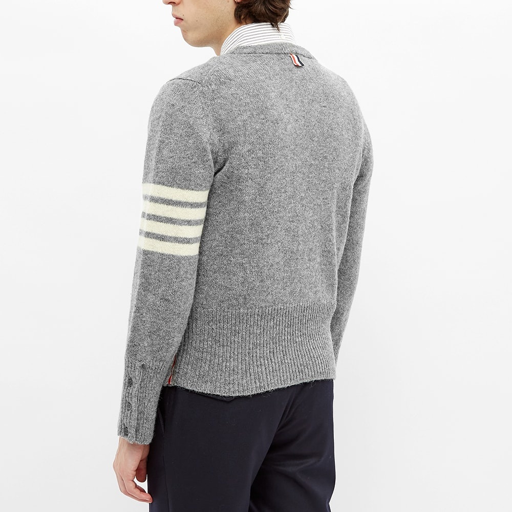 Thom Browne 4 Bar Shetland Crew Knit - 5