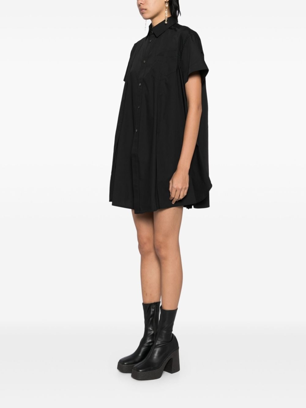 panelled shirt - 3