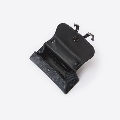 self-portrait Black Rhinestone Mini Bow Bag outlook
