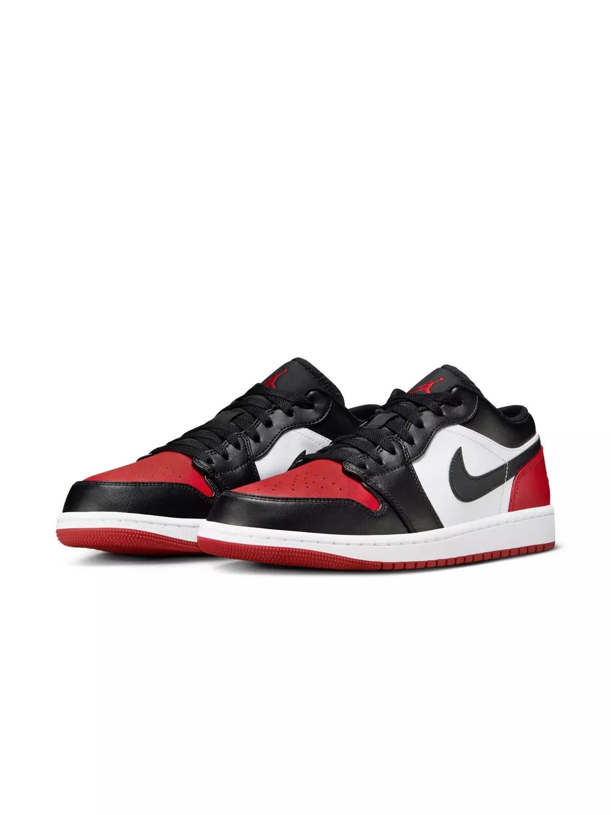 1 Low "White/Black/Varsity Red" Men's Shoe - 4