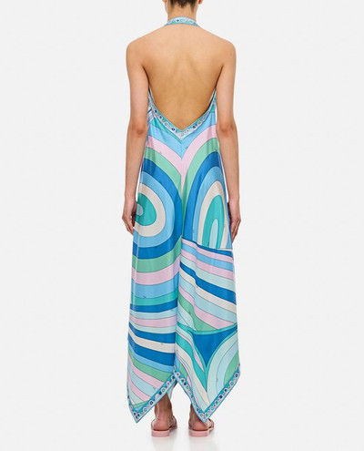 EMILIO PUCCI SILK TWILL LONG DRESS outlook