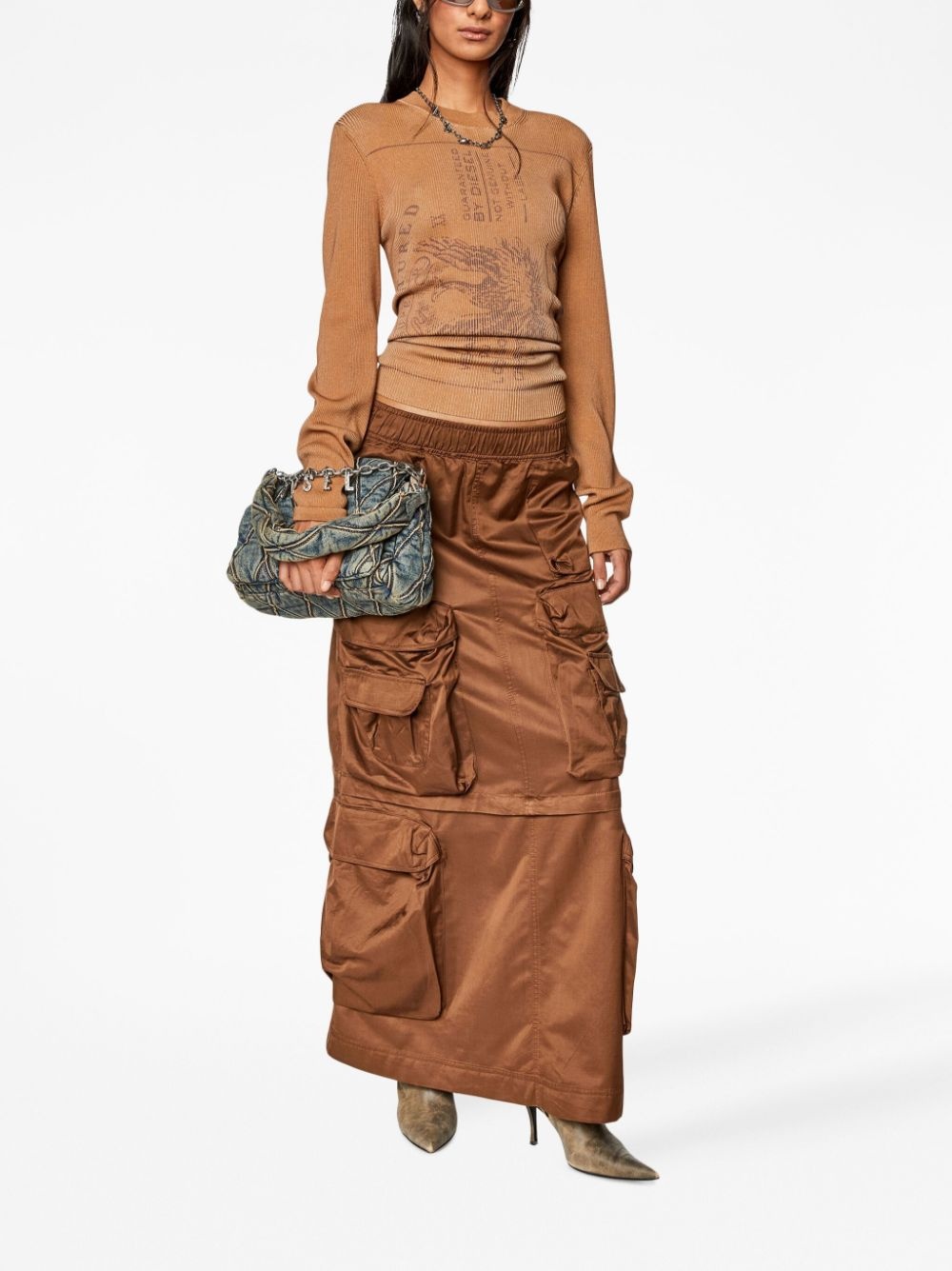 D-Nita cargo long skirt - 2