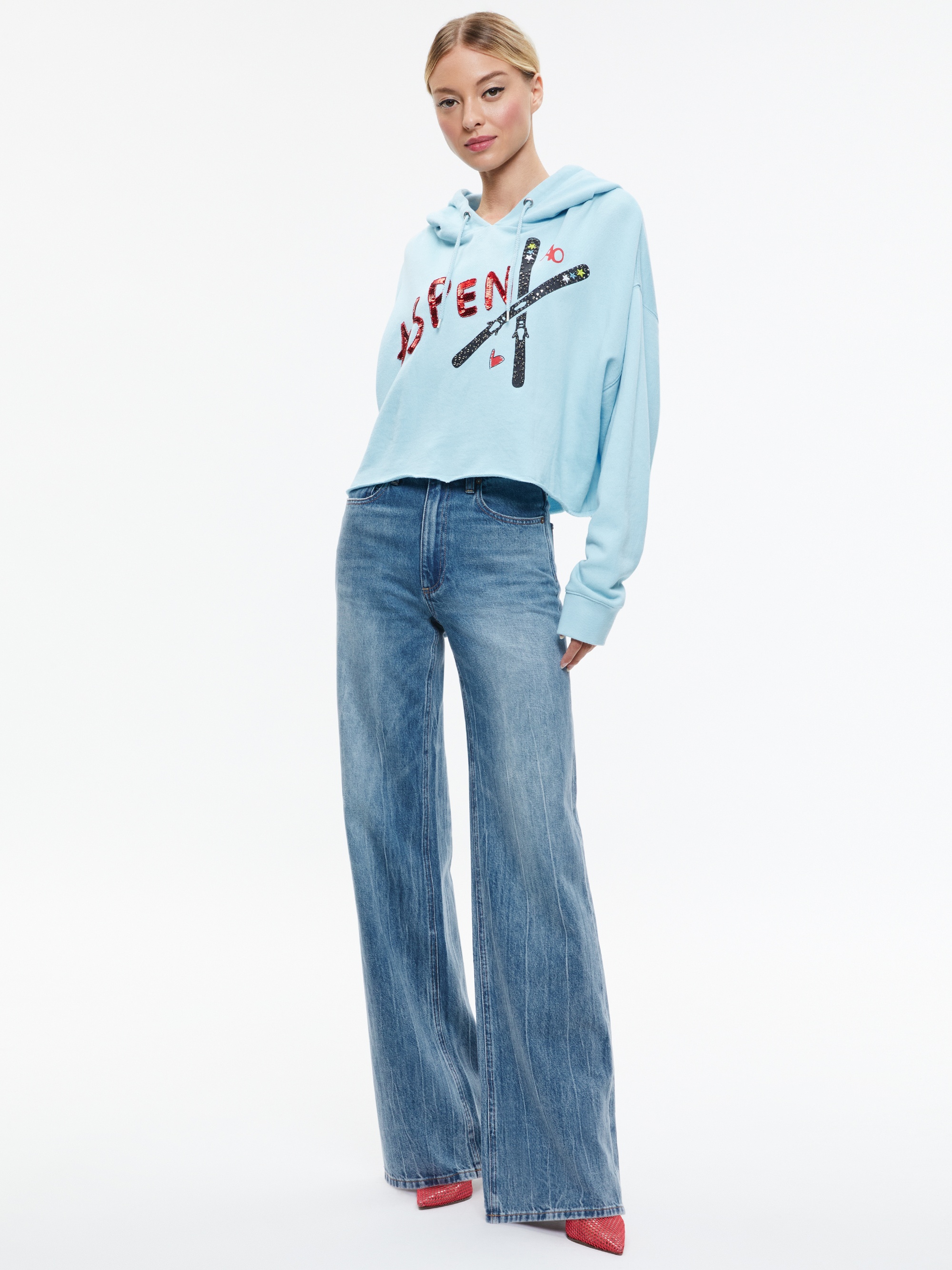 SUNNY BOXY CROPPED HOODIE - 6