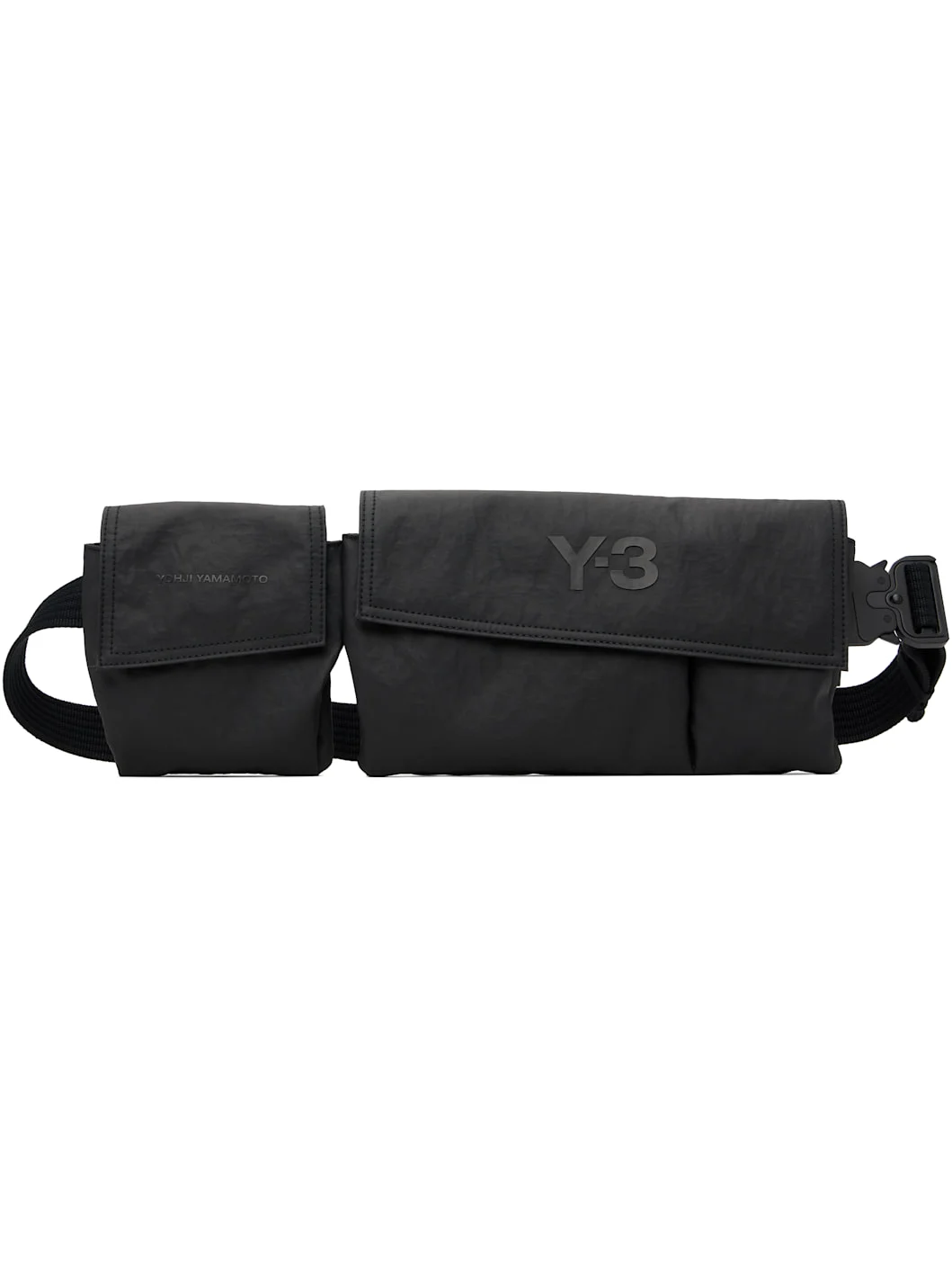 Black Y-3 Multi Pocket Sling - 1