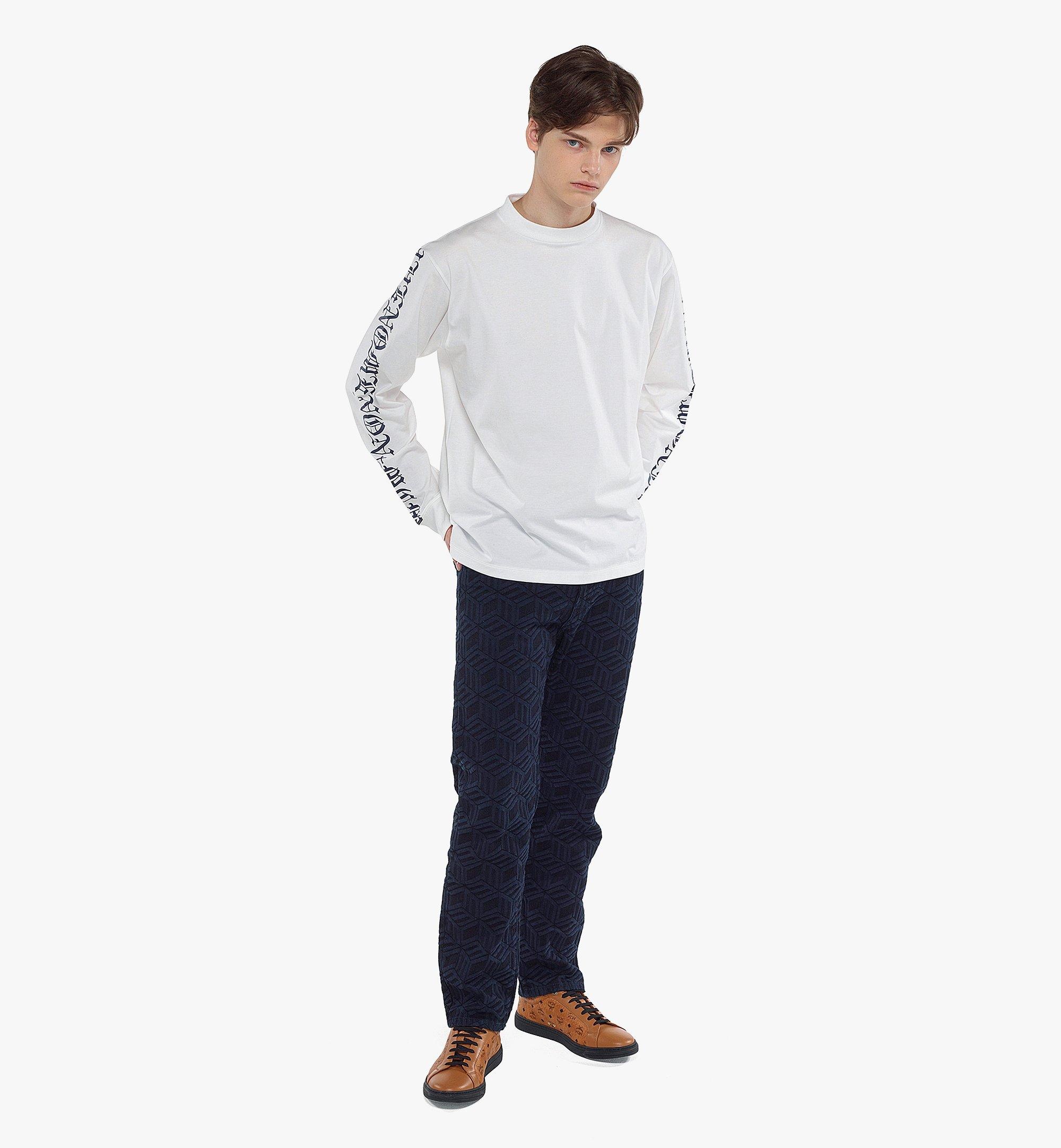 Men's PHENOMENON+MCM Logo Print Long Sleeve T-Shirt - 2