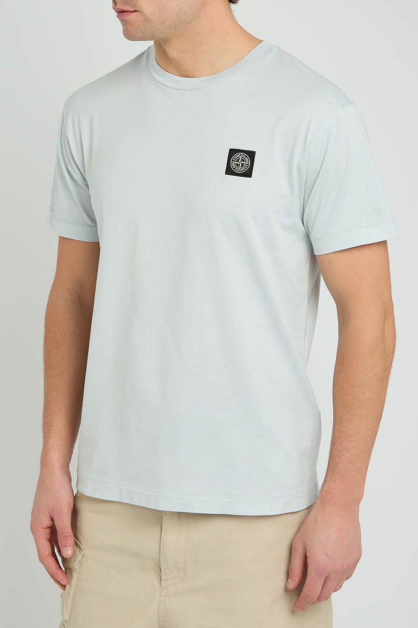 Stone Island Logo Cotton T-shirt - 2