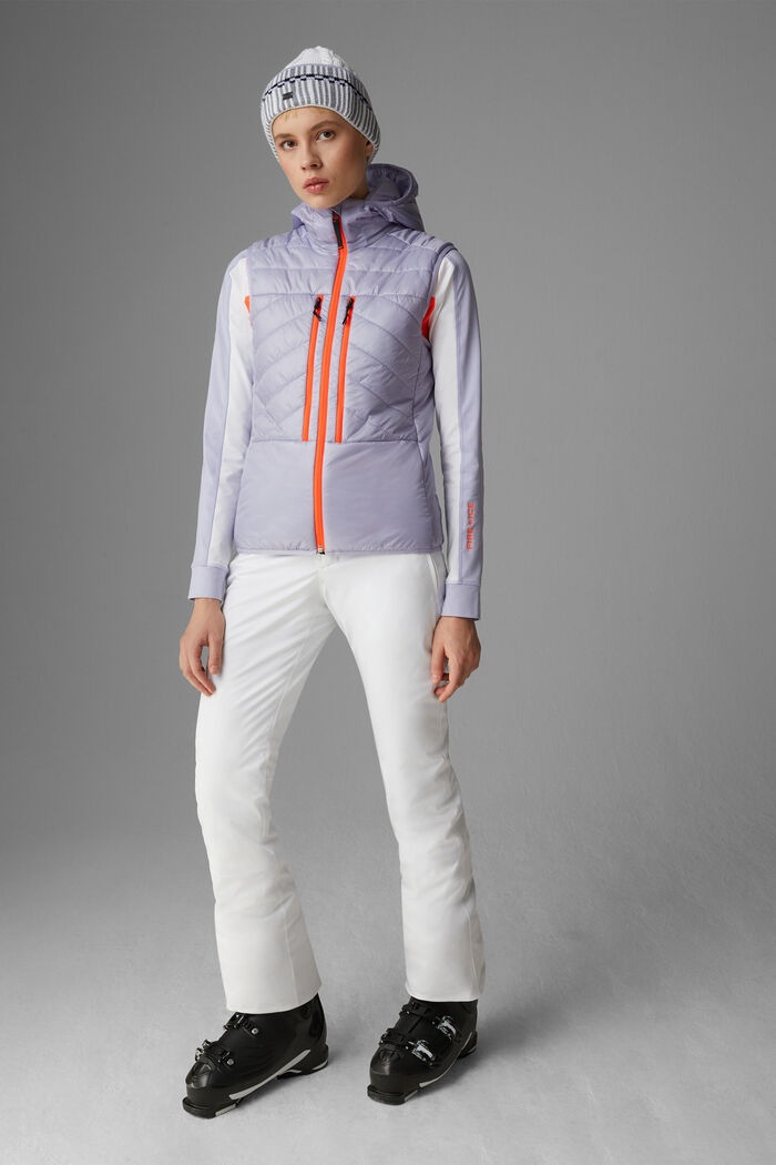 Lea Quilted vest in Lilac - 4