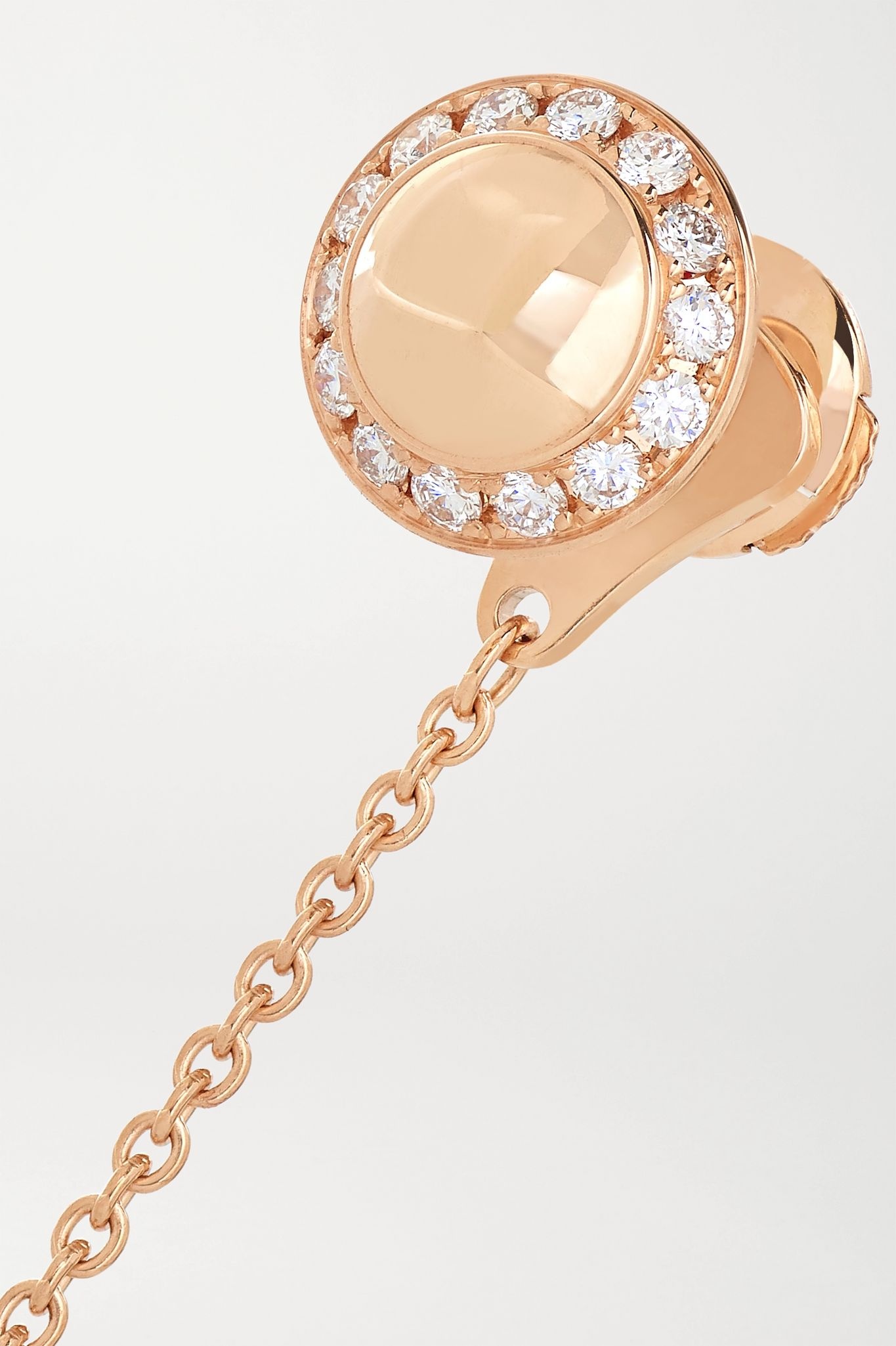 Possession 18-karat rose gold diamond earrings - 4