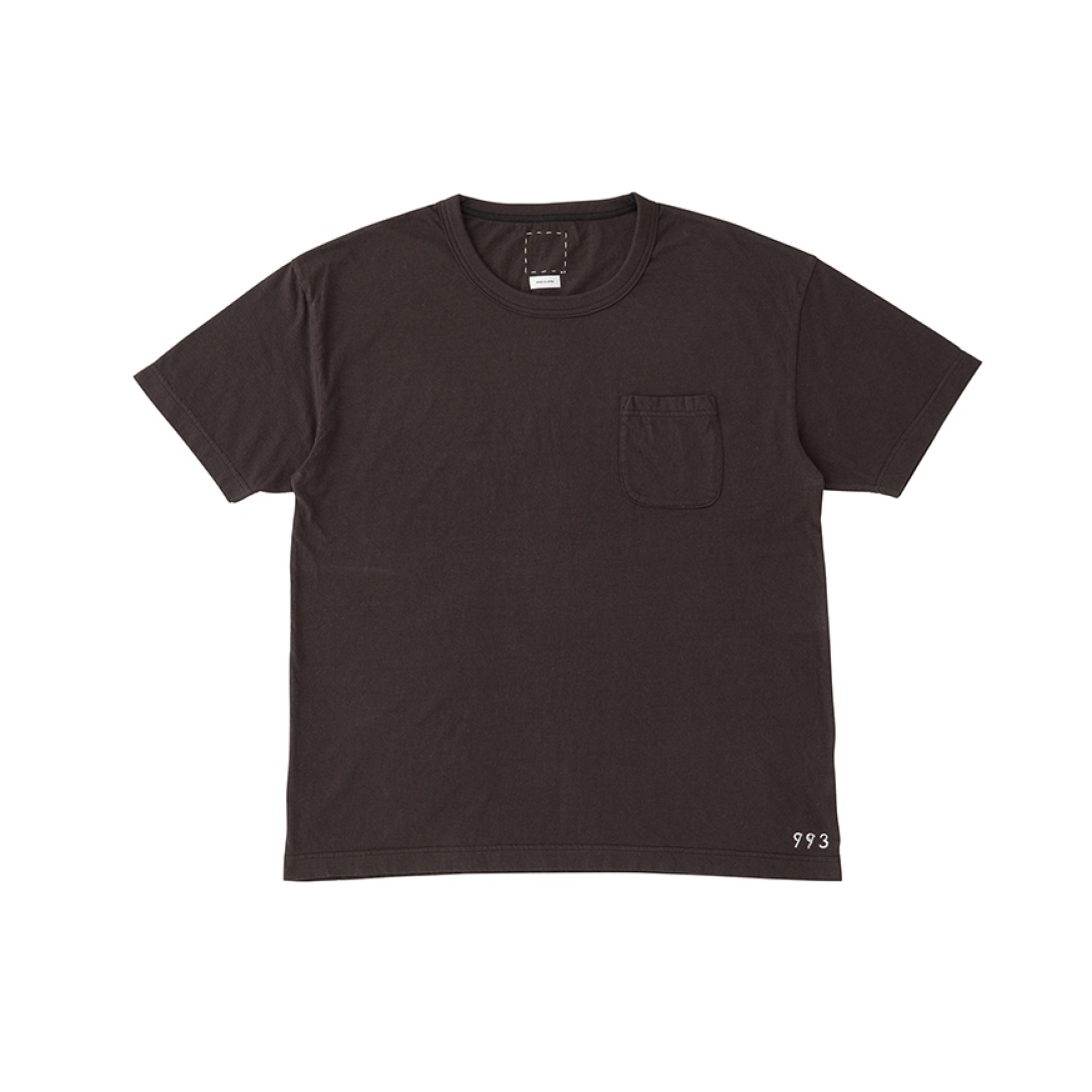 JUMBO TEE S/S (HAND NUMBERING) BLACK - 1