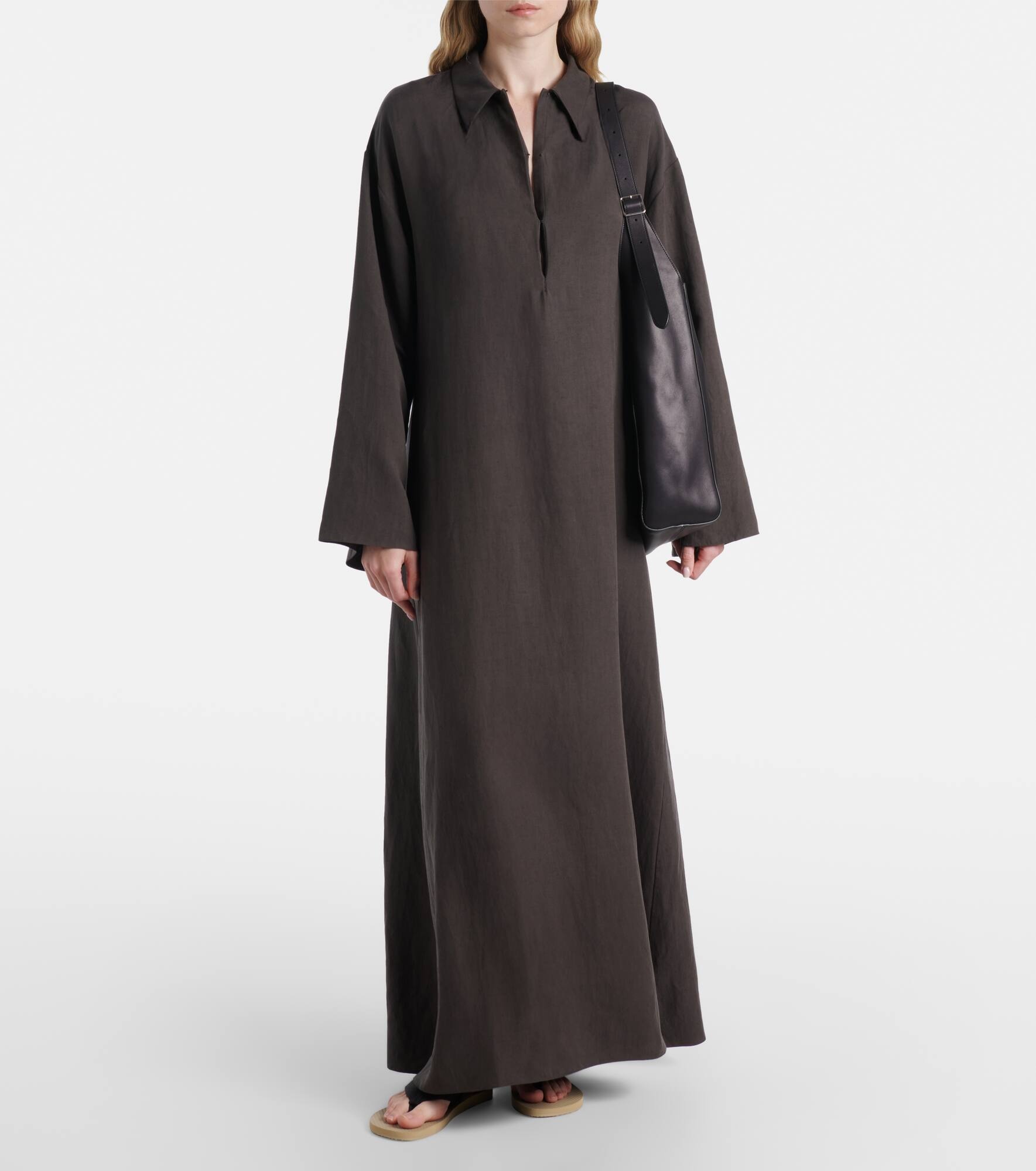 Millen silk and linen kaftan - 2