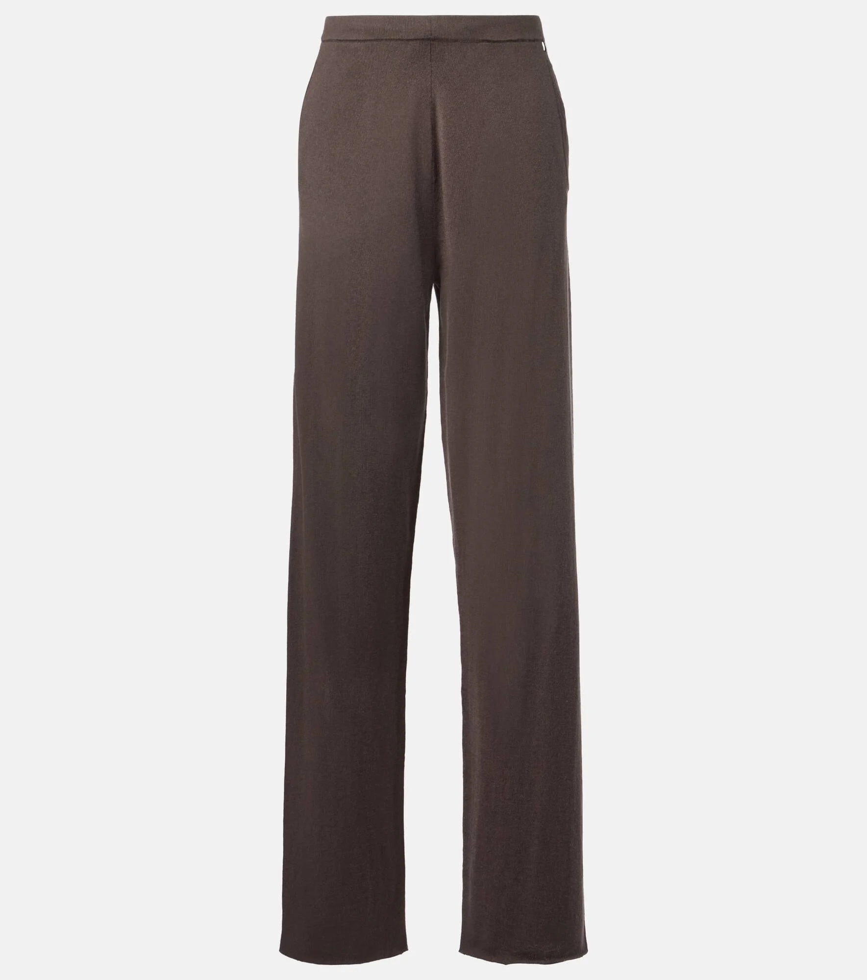N°353 Relax cotton and cashmere wide-leg pants - 1