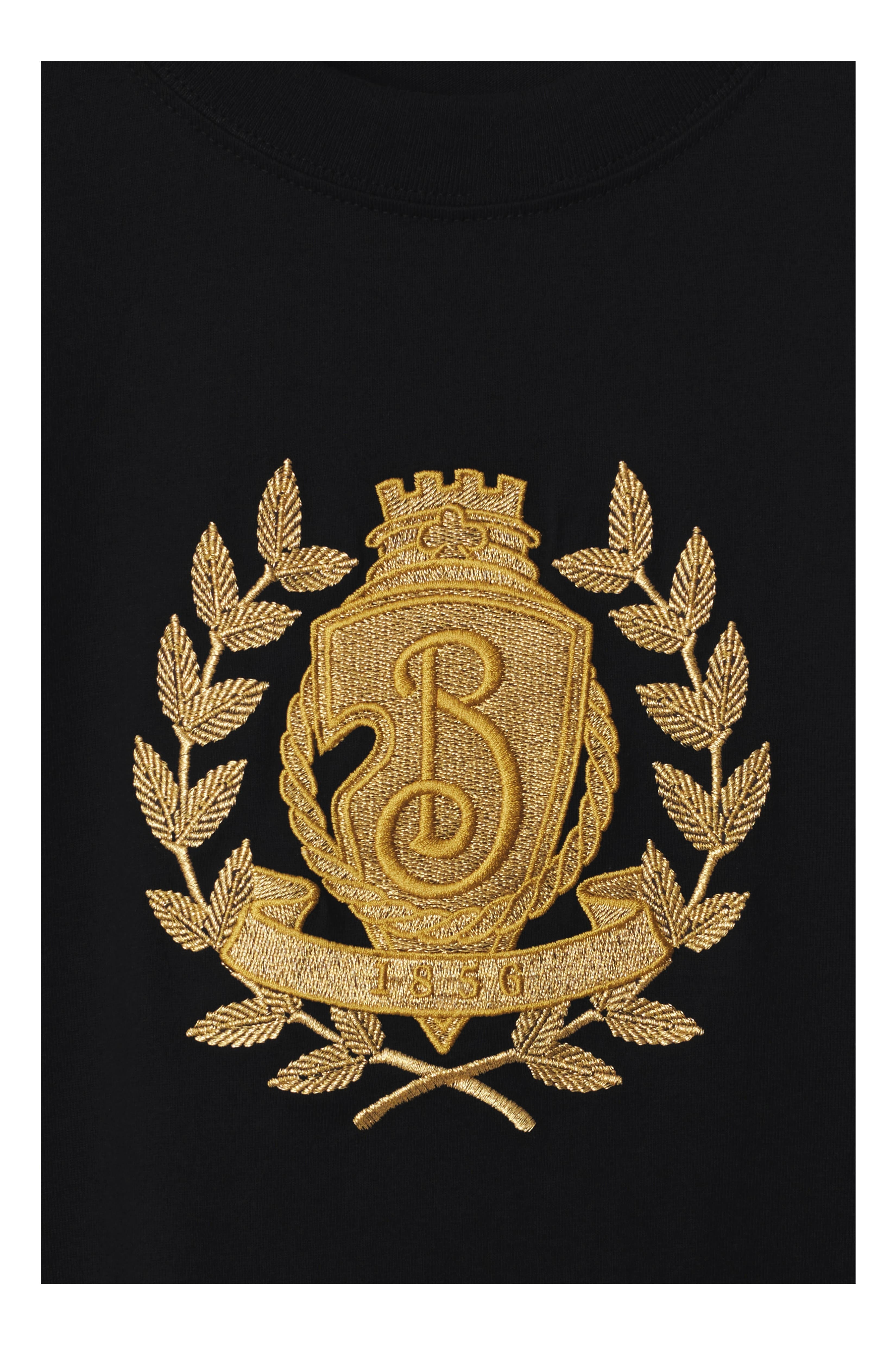 burberry B Crest Cotton T-shirt in Black at Nordstrom - 5