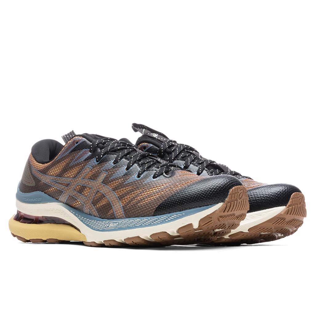 ASICS WOMEN'S FN3-S GEL-KAYANO 28 - ANTHRACITE/ANTIQUE GOLD - 2