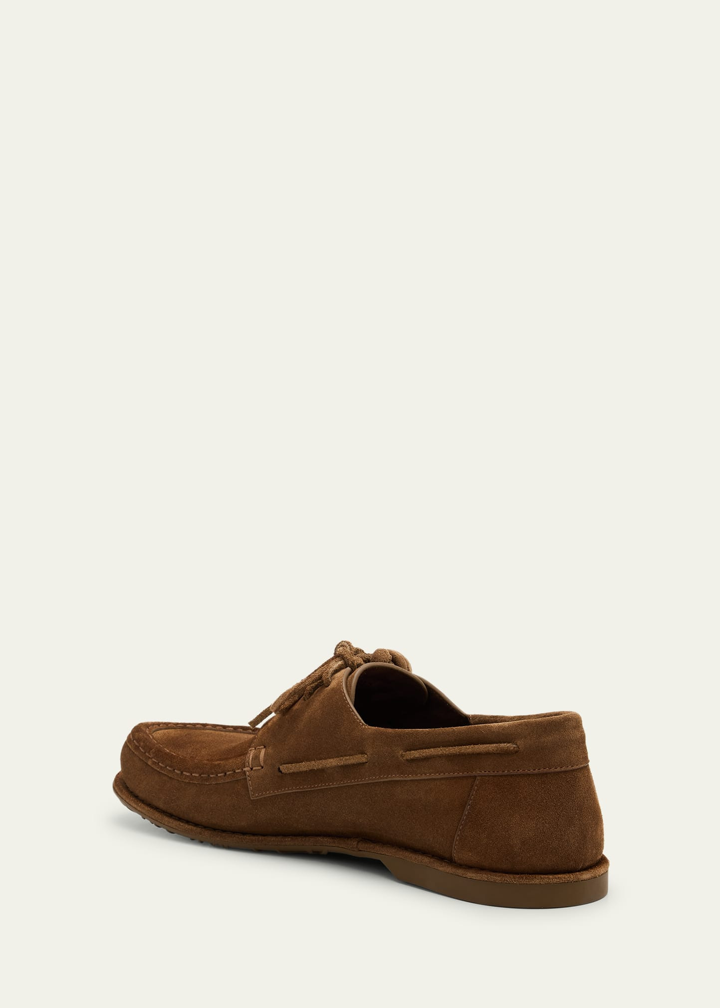 Men's Campo Suede Flamenco-Knot Boat Shoes - 4