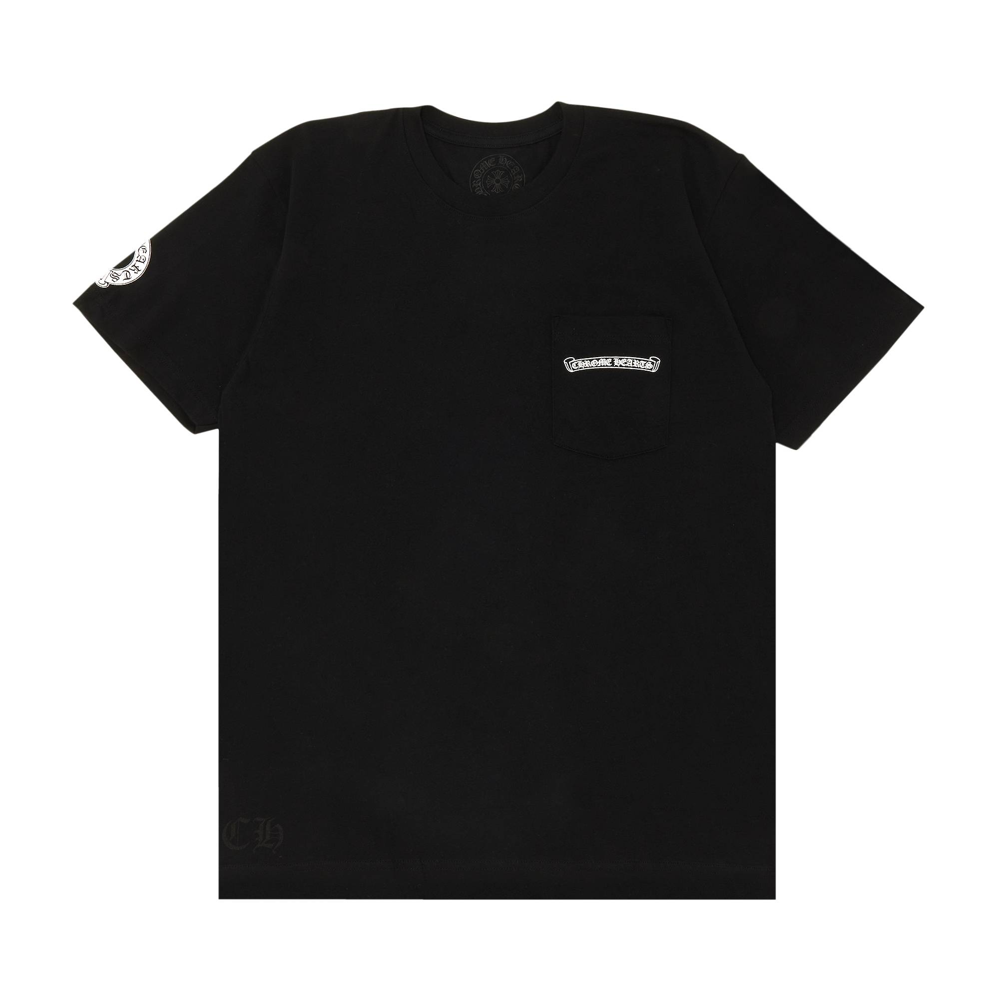Chrome Hearts Floral Cross T-Shirt 'Black' - 1