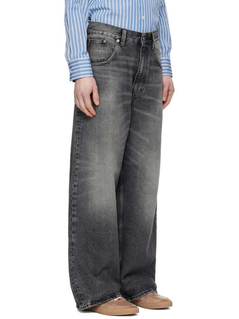 Black Super Wide Jeans 2