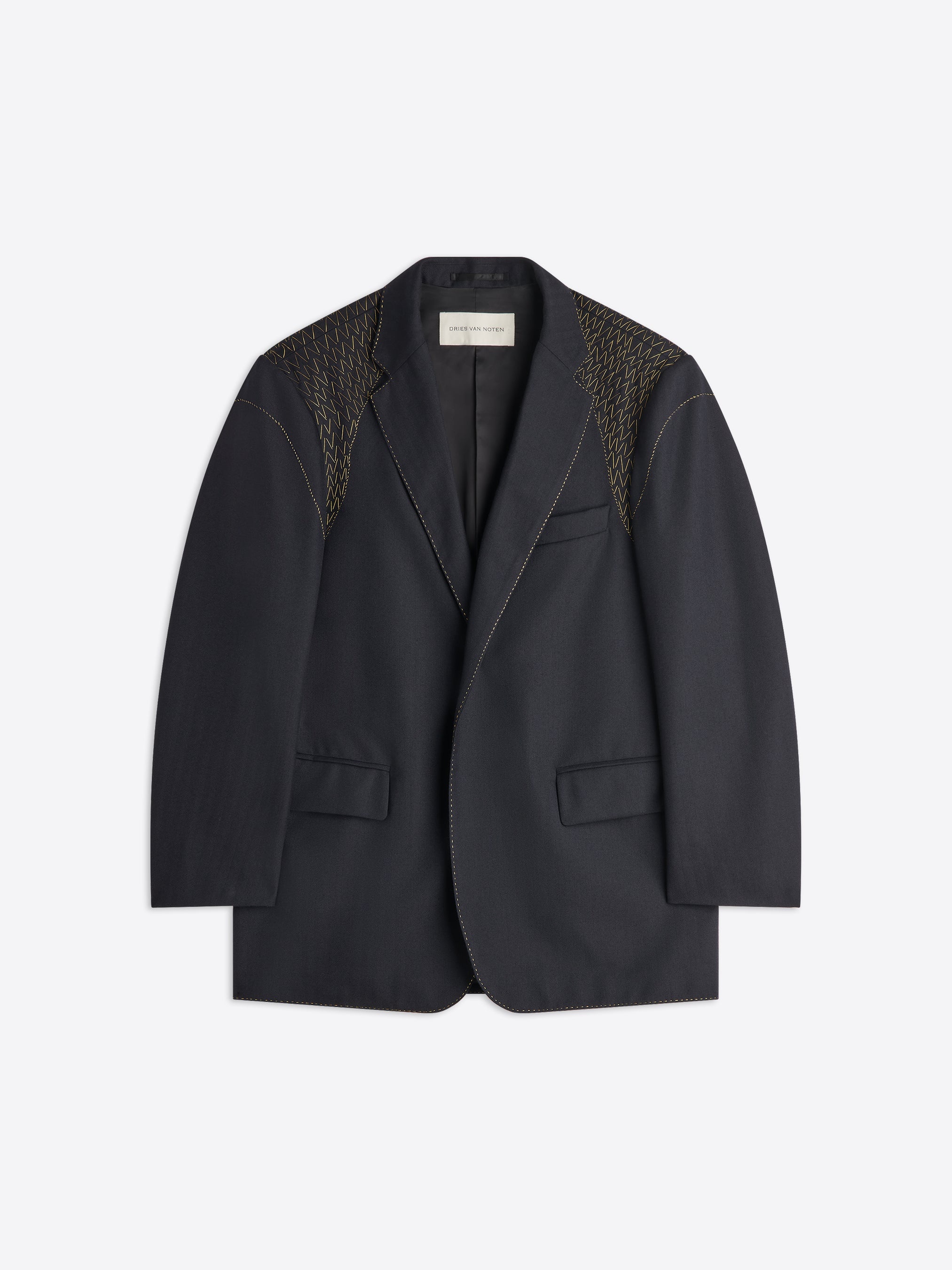 GOLD STITCH BLAZER - 1
