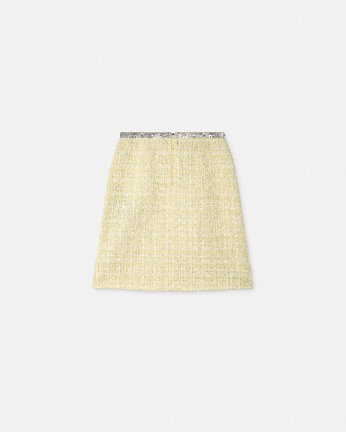 Crystal Tweed A-Line Mini Skirt - 3