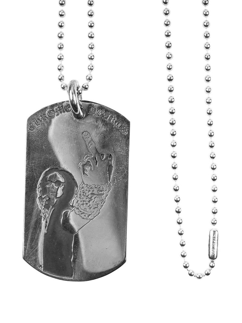 Chrome Hearts x Richard Stark American Flag tag necklace outlook