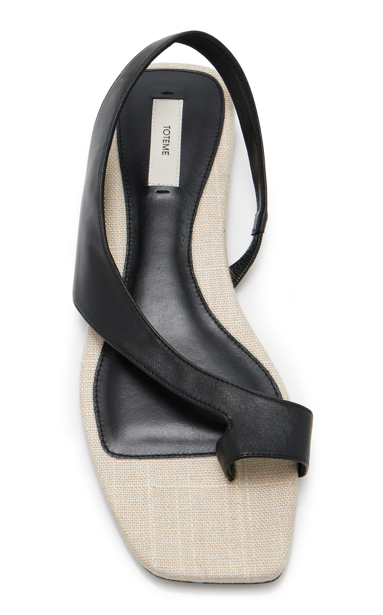 Leather Thong Sandals black - 3
