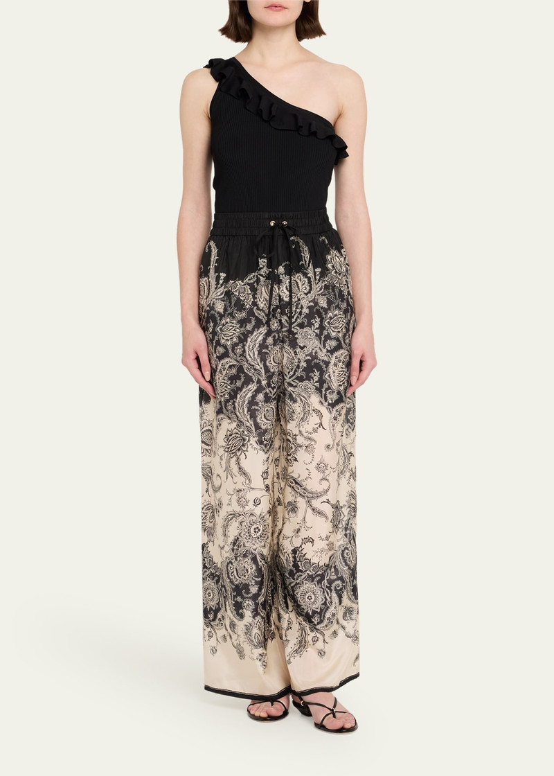 Zimmermann Rhiannon Frill Asymmetric Tank Top outlook