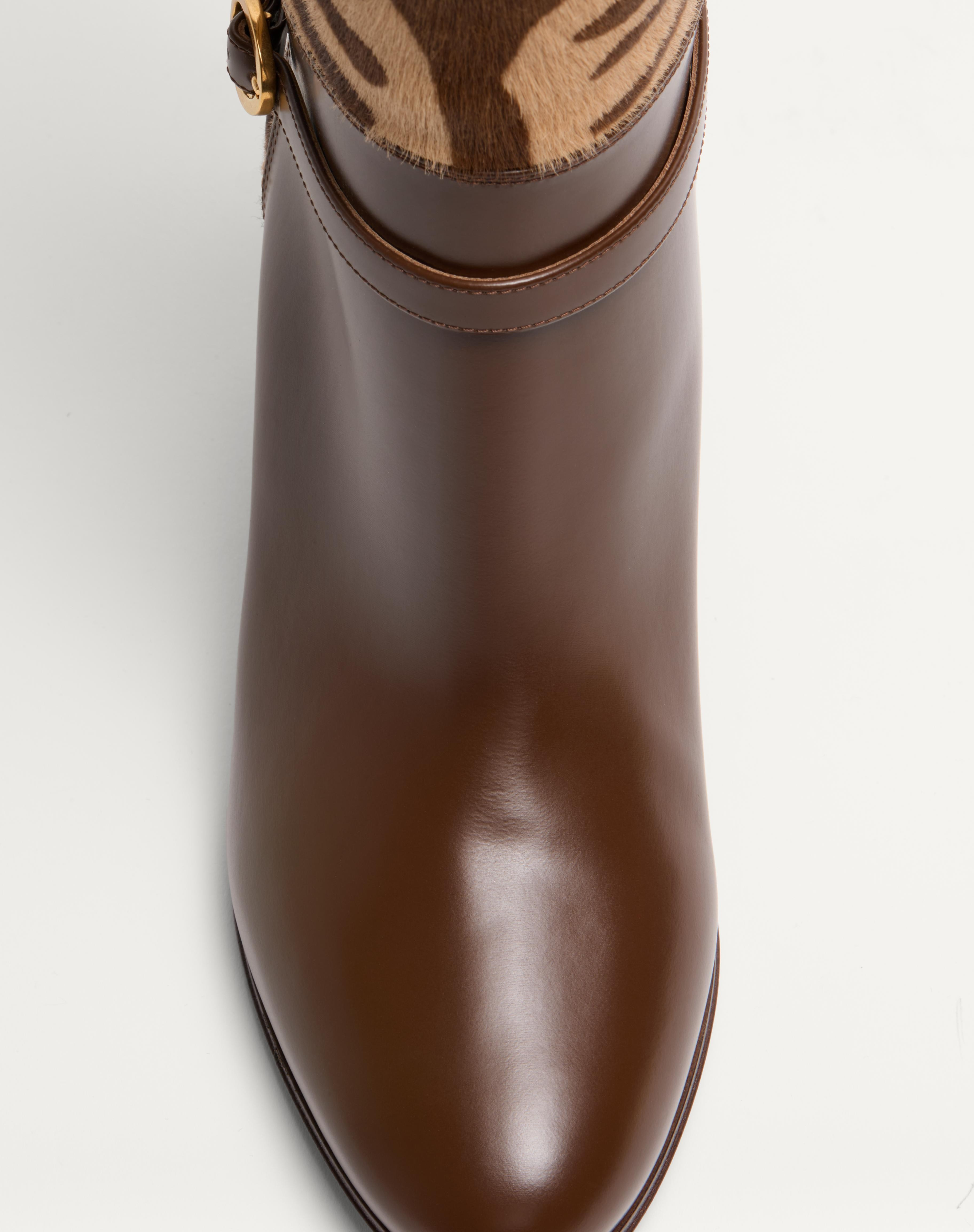 PATTIE BOOT IN PONY-EFFECT CALFSKIN 75MM - 8