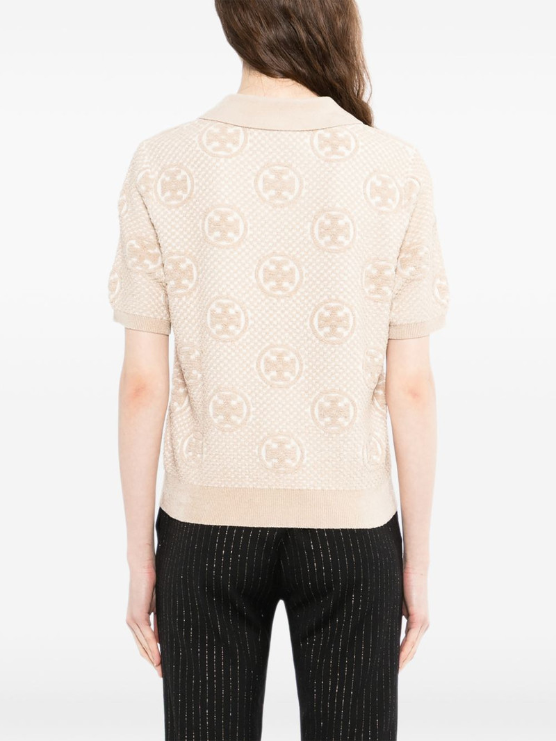 monogram jacquard top 4