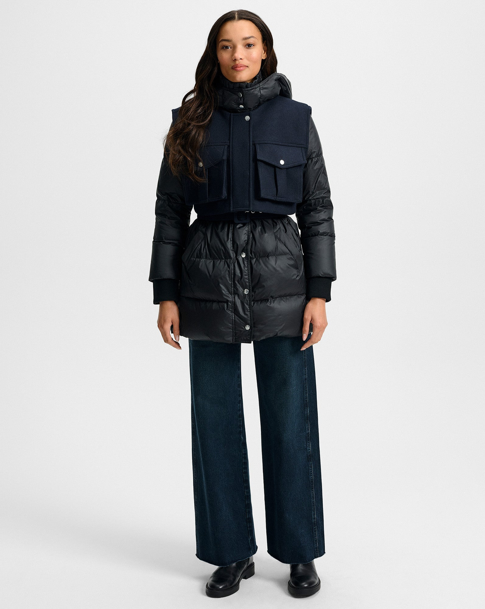 JARVIS LAYERED PUFFER COAT - 3