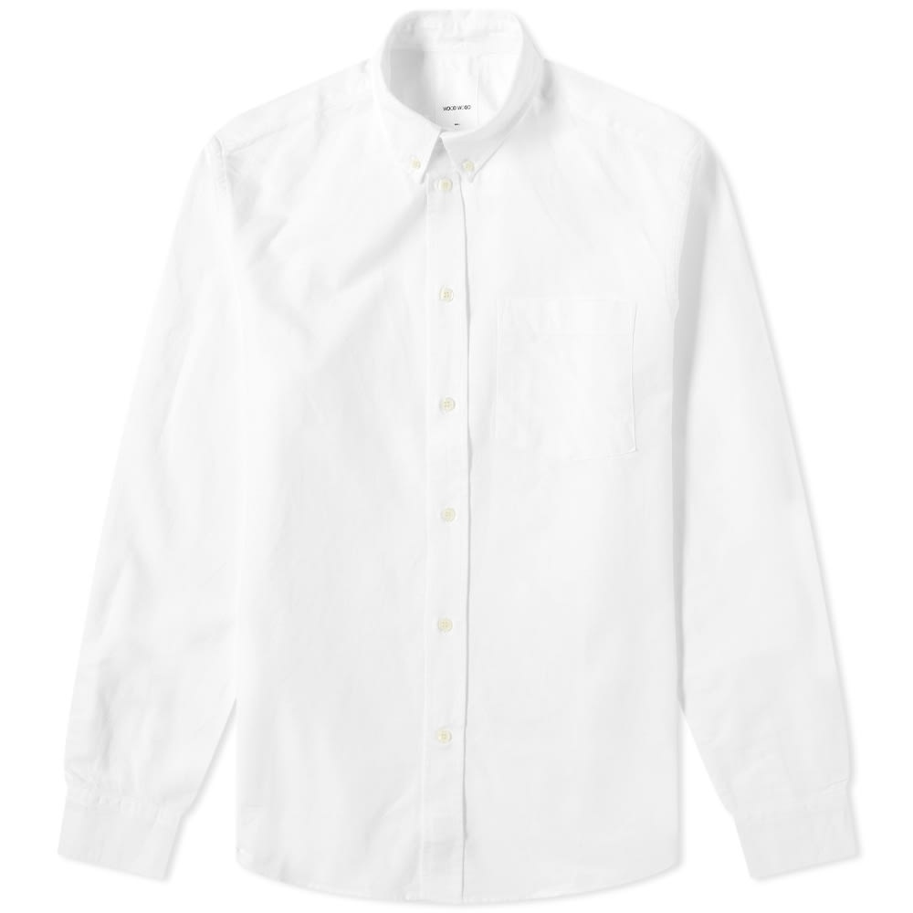 Wood Wood Adam Button Down Oxford Shirt - 1