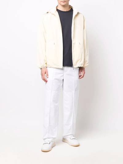 Jil Sander zip-up hooded jacket outlook