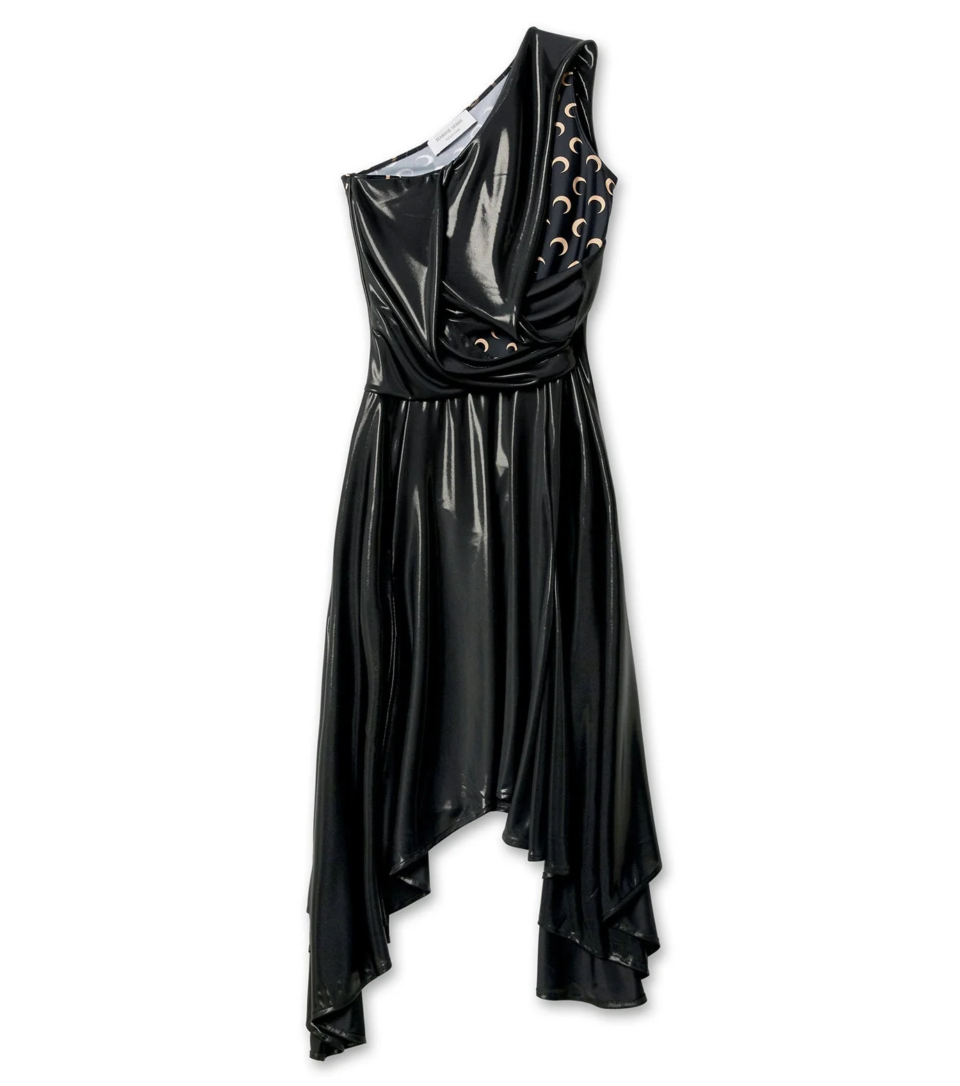 Regenerated Jersey Draped Dress - 1