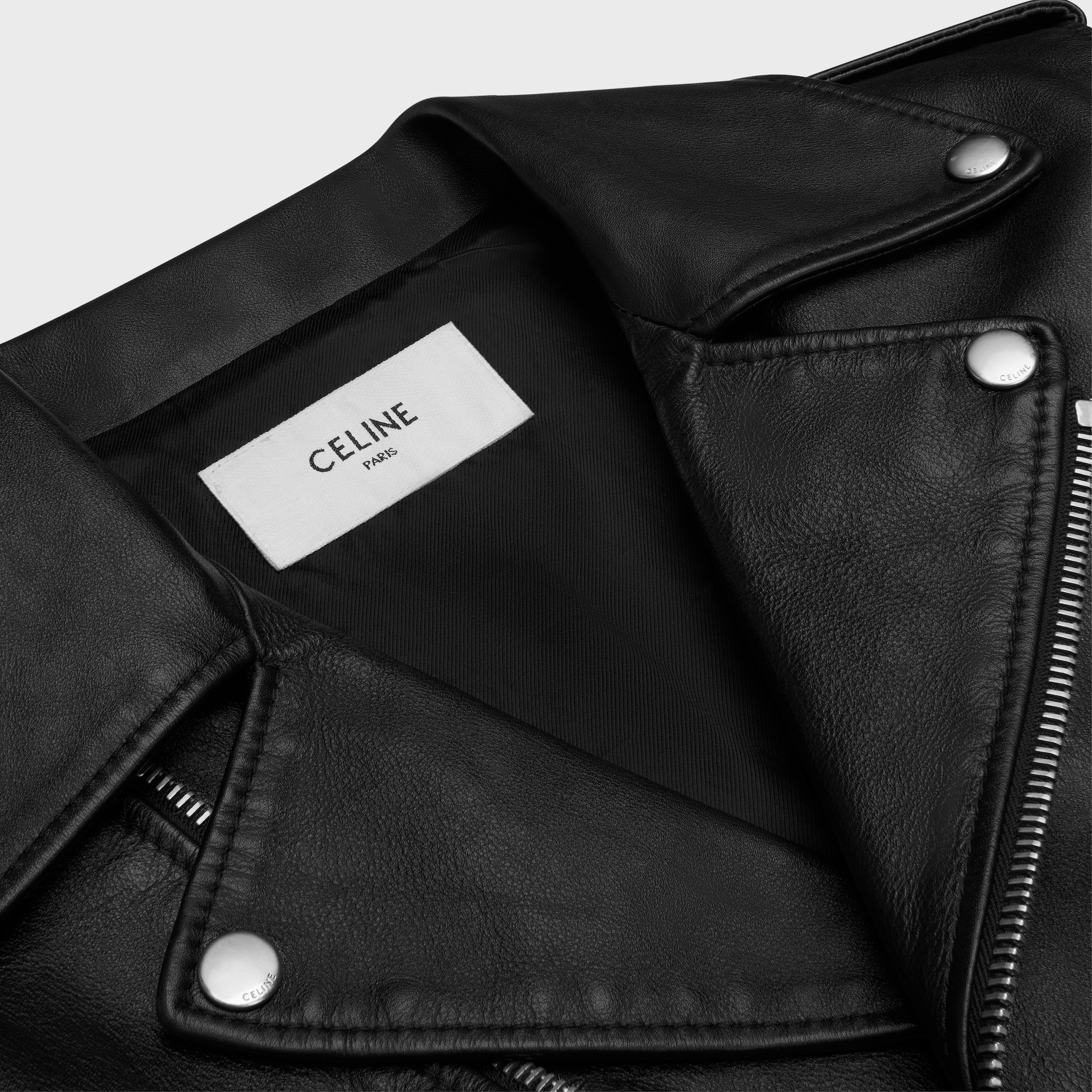 classic biker in calfskin - 3