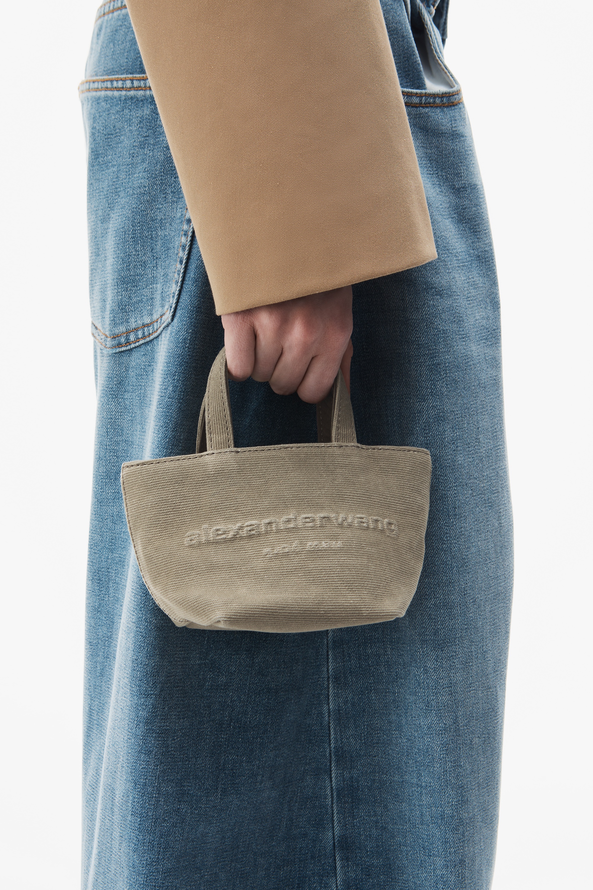 Punch Mini Tote in Wax Canvas - 3