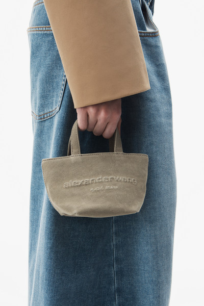 Alexander Wang Punch Mini Tote in Wax Canvas outlook