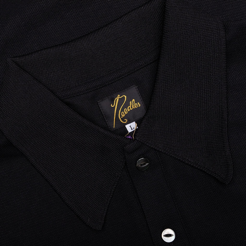 S/S POLO SHIRT - BLACK - 3